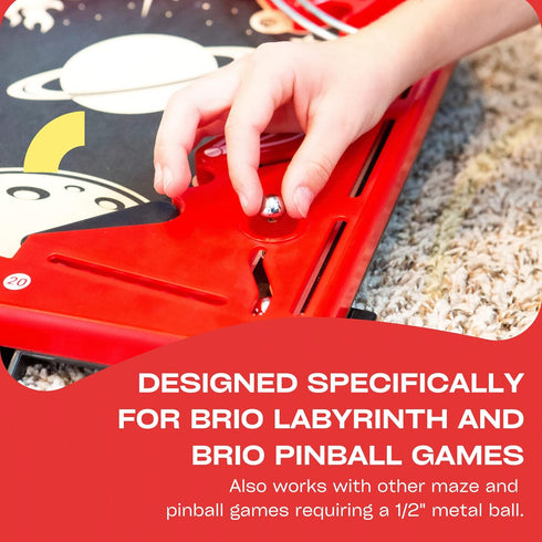 Four Brothers Replacement Balls for BRIO Labyrinth and Pinball Games, Pack of 20