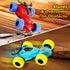 3-4 Cars,2 360 3 Toddler Monster Truck Toys,Dinosaur Toys for Ages Friction Spin Stunt Race PCS Push and Go Baby Toy