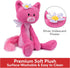 GUND Maeve Rose Fairy Cat Plush Toy, Take Along Friends Cat Stuffed Animal for Ages 1 and Up, Pink, 15”