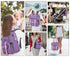 Backpack,Purple Boys,15.6inch Jiefeike Diaper Bag baby bag for Mom Dad Girls baby girl diaper bag with Insulated
