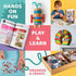 A&R CO. 3000+ 99 3-5, 4-6, 6-8, 8-12 Pcs Arts and Crafts Supplies & Materials for Kids - Ultimate Bulk Craft Kit