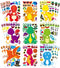 27 Pieces Make Your Own Dinosaur Stickers, DIY Craft Stickers for Kids Toddlers with Dinosaur System