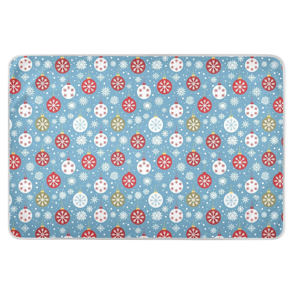 siphylline Christmas Tree Balls Extra Large Resuable Changing Pad Covers Highly Absorbent Pets