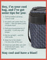 IDAHO JONES Baby Bottle Cooler Bag - Formula or Breast Milk Storage for Daycare, Travel & Airplane - Insulated Thermos