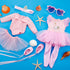 Kajaia 8 Pcs 18 Inch Doll Ballet Ballerina Outfits, Clothes & Accessories with Tutu Dance Dress
