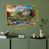 Country House Holiday 1000 Piece Puzzles for Adults, Colorful Nature Landscape Jigsaw