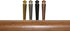 WE Games Easy-Grip Metal Cribbage Board Pegs and Velvet Pouch - Set of 12 Pins (3 Brass, 3 Chrome, 3 Black, 3 Copper)
