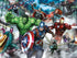 Buffalo Games - Marvel - 400 Piece Jigsaw Puzzle for Families - Avengers, Assemble! - Perfect for Game Nights
