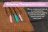 Tilcare Chew Chew Sensory Necklace, Perfectly Textured Silicone Chew Necklaces for Kids or Adults