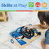 Melissa & Doug Vroom & Zoom Interactive Wooden Dashboard Steering Wheel Pretend Play Driving Toy