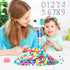 Junkin 2000 Pcs Magic Foam for Crafts - Bulk Puffs Corn Craft Kit for Preschool DIY Kindergarten School Supplies