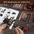Kangomelon 3D DIY Book Nook Kit Wooden Bookshelf Miniature Serenity Coffee House Kit Wooden Puzzles Bookends Miniature