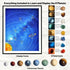 HCOREY 8-12, 8 10.9" 9" Solar System Model Kit for Kids Real Gemstone Planets Marbles, STEM Educational Space Toys