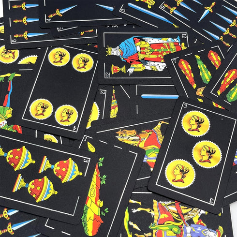 1) Spanish Playing Cards, Original Spanish Cards Games Deck of Cards, Briscas Cards Puerto Rico Mexican Playing Cards