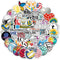Volleyball Stickers, 100PCS Motivational Water Bottle Stickers for Kids, Vinyl Waterproof for Anywhere You Need