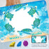 Turtle Milestone Blanket Blue Sea Life Baby Blanket Beach Newborn Gift with Week Months Swaddling Bag 48x40in BTLSFH127 by FHZON