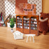 240pcs DIYDEC Mini Bookshelf with Mini Books Sofa Desk Plant Miniature Anxiety Bookshelf Ornament Tiny Small Library