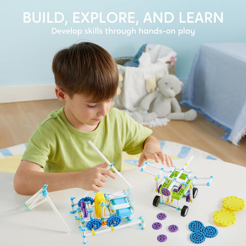 36-in-1 8-13 8 JOVA Klever Kits Motor Robotic Kits, Make Your Own Kids Craft Kits Educational STEM Toys for Ages Boys