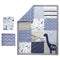 Bedtime Originals 3 Set, 44x1x35 Inch Roar Dinosaur Piece Crib Bedding Blue/Gray