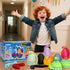Binvin 32PCS 3D 3D 8-12 (32PCS) Printed Snake Toy, Easter Basket Stuffers Mini Mystery Crystal Egg Fidget Toy, Printed