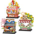 MEIEST 3 Mini City Shop Street View Building Blocks Model Set,Simulation Architecture Collection