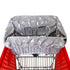 Portable Shopping Cart Cover | High Chair and Grocery Cart Covers for Babies, Kids, Infants & Toddlers ? includes Free Carry Bag ? (Gray Seaworld)