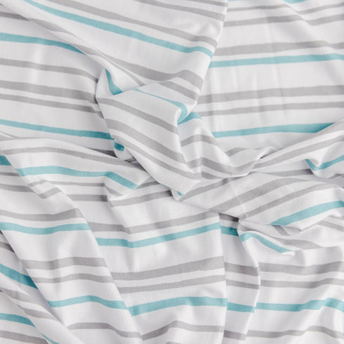 Lars & Lola Cozy 31.5 31.5 inches Baby Swaddle Blanket for Baby Boy or Girl Unisex Wrap Soft Baby Essentials x Mint