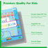 Gethelud 40 3-5 Handwriting Practice Book, Pages Dry Erase Preschool Workbook Montessori Learning Toy Educational Tool