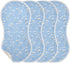 decor gift 4 Pack 22x11in Cotton Muslin Burp Cloth Breathable Daisy Flower Pastel Blue Baby spit up Cloth for Babies