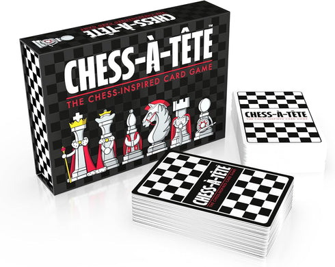 Chess-a-tete 2 Chess--Tte Player Strategy Card Game for Adults & Teens | Chess-Inspired Tactical Battles | Fast