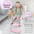 bebeleh Musical & Sound Toddler Potty Training Seat w/Step Stool Ladder - Collapsible & Adjustable Toilet, Pre