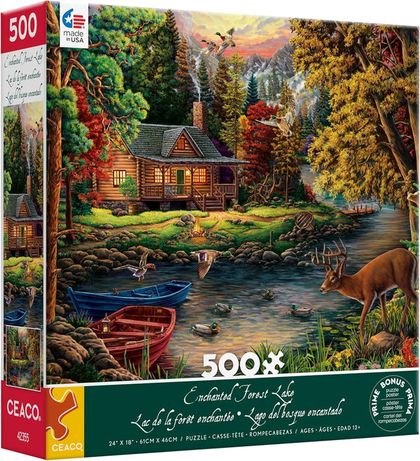 Ceaco - Enchanted Forest Lake - 500 Piece Jigsaw Puzzle