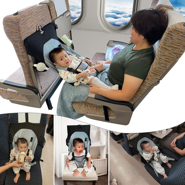Baby Airplane Bed, Baby Travel Essentials for Flying, Toddler Airplane Seat Extender