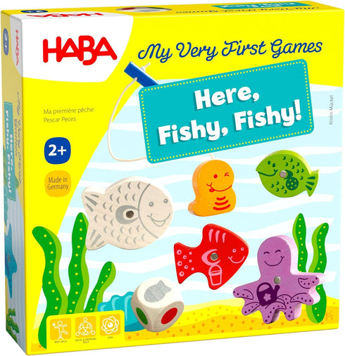 HABA My Very First Games - Here Fishy Fishy! Magnetic Fishing Game