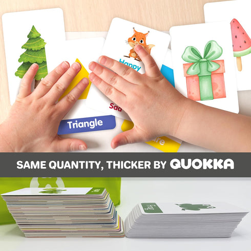 Quokka ABC Learning Flash Cards for Toddlers 2-4 Years Old - 60 Flashcards Educational Game