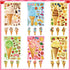 Ice Cream Party Kids Sticker Sheets: 36 Sheets Build Your Own Stickers, Mix and Match Ice Cream Decals