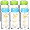 Matyz Glass Breastmilk Storage Set, 6 Pack 10oz, Compatible with Spectra Medela