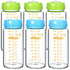 Matyz Glass Breastmilk Storage Set, 6 Pack 10oz, Compatible with Spectra Medela