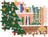 Galison Home for The Holidays Christmas Countdown – 12 Days of Puzzles with 12 Cozy Illustrations