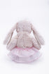 DILLY DUDU Ballerina/Ballet Bunny Plush Toy, Stuffed Animal Rabbit Doll 10-inch (Pink)