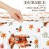 Croknit 4 Pack 52" 28" x Changing Pad Cover for Boys Girls Highland Cow Eucalyptus Leaf Floral Pattern Neutral Nursery