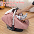 Car Seat Cover Baby Girl, Waterproof Infant Car Seat Canopy with Peep Window and Breathable Holes, Warm Carseat Cover