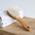 Soft Wooden Baby Hair Brush for Newborns & Toddlers, Ultra Soft Natural Goat Hair in Chic Gift Box