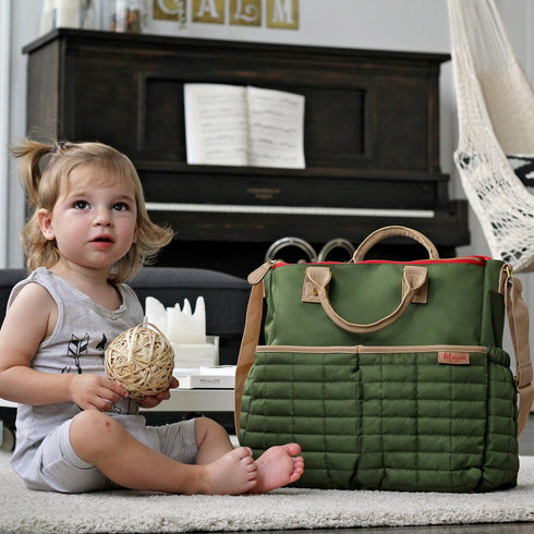 maman Stylish Diaper Bag with Changing Pad