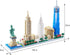 New York Skyline Micro Building Blocks Set, City Architecture Model Kit for Adults and Kids, 3452 Pieces