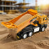 NOVAFUSION 3-5 3 Dump Truck Toys for Boys Year Old,Dump Truck Toy Metal Diecast Cab,Pull Back Toy Dump Trucks