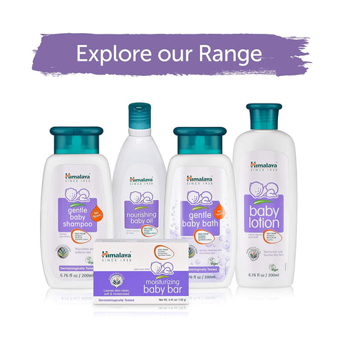 6.76 Oz, 200 ml, 2 Pack Himalaya Nourishing Baby Oil, Moisturizing with Olive Oil, Ashwagandha, Aloe Vera, Massage Oil
