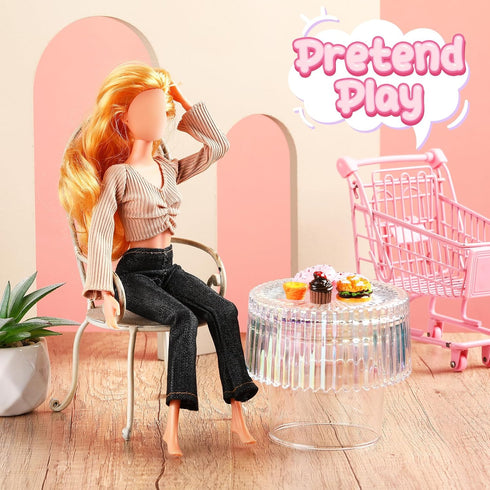 Litherr S 6 11.5 Inch Pieces Girl Doll Clothes Accessories Classical Pants Jeans Doll Clothing Doll Outfits for Girls