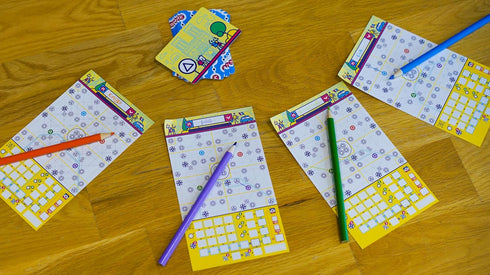 Next Station Paris Board Game - Family or Adult Strategy Flip and Write Game for 1 to 4 Players