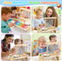 BCY hohipi Set,Baby Set Kids Drum Musical Instrument for Toddler,Wooden Xylophone for Toddlers with Baby Drum and Wind